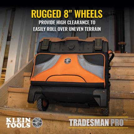 Klein Tools 55473RTB Rolling Tool Bag, Tradesman Pro Tool Master, 250lbs Load Rated