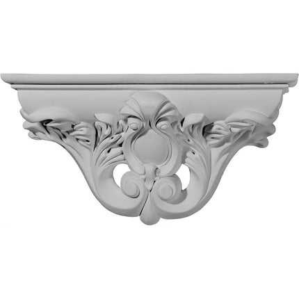 Ekena Millwork SH13X06X03HI 13 1/8-Inch W x 3 3/4-Inch D x 6 5/8-Inch H, Hillsborough Decorative Shelf