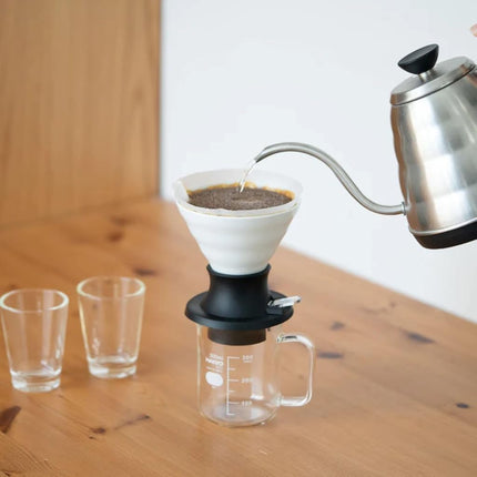 HARIO SSDC-200W Immersion Type Ceramic Dripper Switch, Finished Capacity, 7.8 fl oz (200 ml), White, Made in Japan