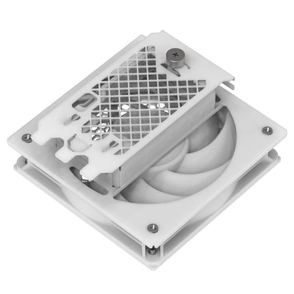 SilverStone Technology FDP02 White Colored External GPU Cooling Fan Adapter Bracket, SST-FDP02W