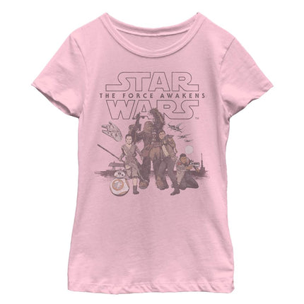 STAR WARS Girls' Big - Pink - S