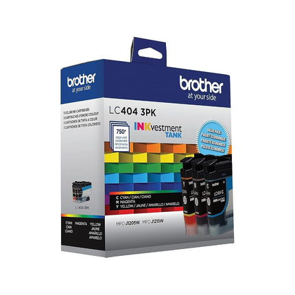 Brother LC4043PKS 3 Pack of Standard Yield Cyan, Magenta and Yellow Ink Cartridges