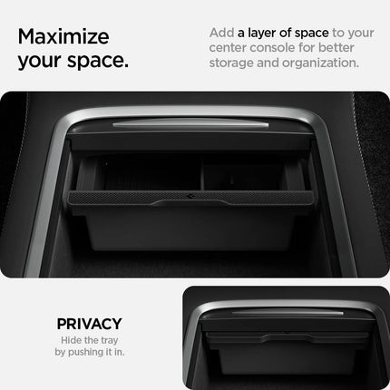 SPIGEN for Tesla Model 3/Y Center Console Organizer Tray, Black