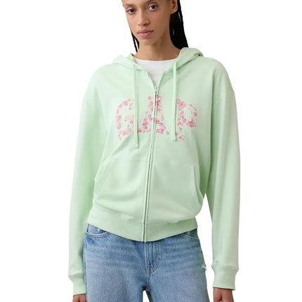 GAP Women's Logo Hoodie Hooded Full Zip Sweatshirt