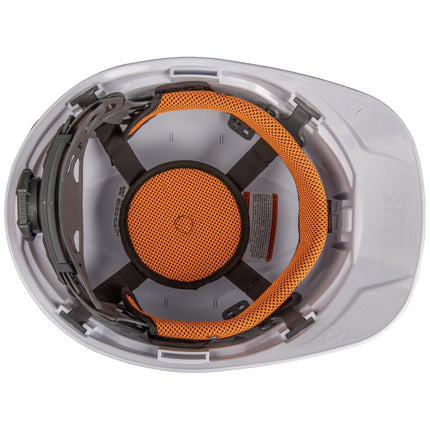 Klein Tools Hard Hat, Non-vented, Full Brim Style with Headlamp
