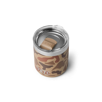 YETI Rambler 10 oz Stackable Lowball 2.0, Vacuum Insulated, Stainless Steel with MagSlider Lid, Wetlands Camo