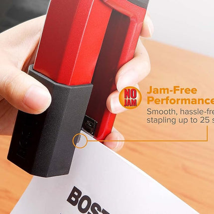 Bostitch Office Epic Metal 3 in 1 Stapler, 25 Sheet Capacity, Includes 210 Staples in Staple Storage Compartment & Integrated Remover,