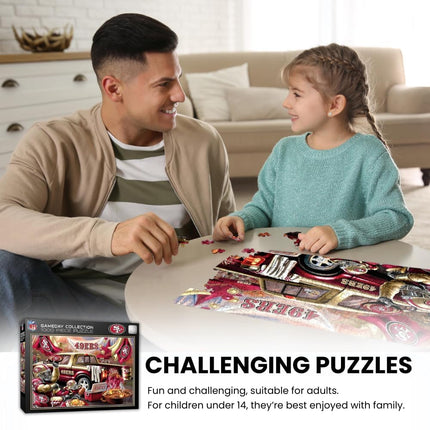 MasterPieces - 1000 Piece Jigsaw Puzzle, NFL Minnesota Vikings, Fun for Adults and Family, Non-Glare Finish, 19.25"x26.75"