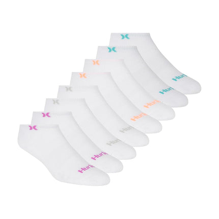 Hurley Women's 8 Pack Sport Ultra Soft Low Cut Soc