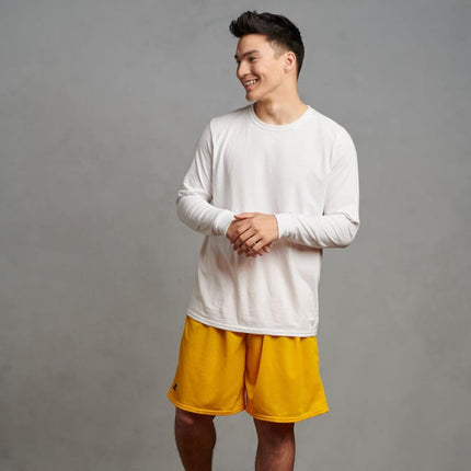 Russell Athletic Big Boys' Youth Mesh Short Gold
