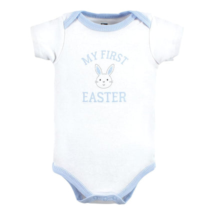 Hudson Baby, Lot de bodys en coton pour bébé garçon, Pour la Saint-Valentin et Pâques, 3-6 mois