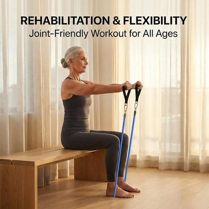 VEICK Resistance Bands, Exercise Bands, Workout Bands, Resistance Bands for Working Out with Handles for Men and Women, Exercising Bands for Fitness Weights Work Out at Home