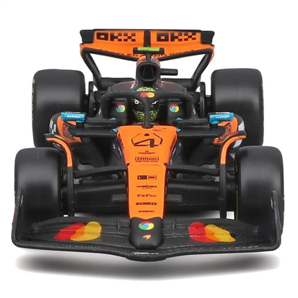 Bburago McLaren F1 MCL39 2025#4 Norris Diecast Model Car 1:43 with Display Case and Base Detailed F1 McLaren Replica Officially Licensed, Recommended Age 14+ Years
