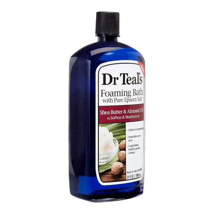 Dr Teal's Foaming Bath Combo Pack (68 fl oz Total), Moisturizing Shea Butter & Almond Oil, and Nourishing Coconut Oil