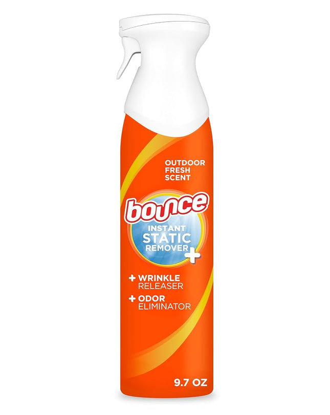 Bounce Rapid Touch-Up 3 in 1 Wrinkle Releaser Clothing Spray, 9.7 fl oz