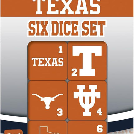 MasterPieces NCAA Texas Longhorns Pack de Dados