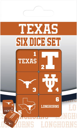 MasterPieces NCAA Texas Longhorns Dice Pack