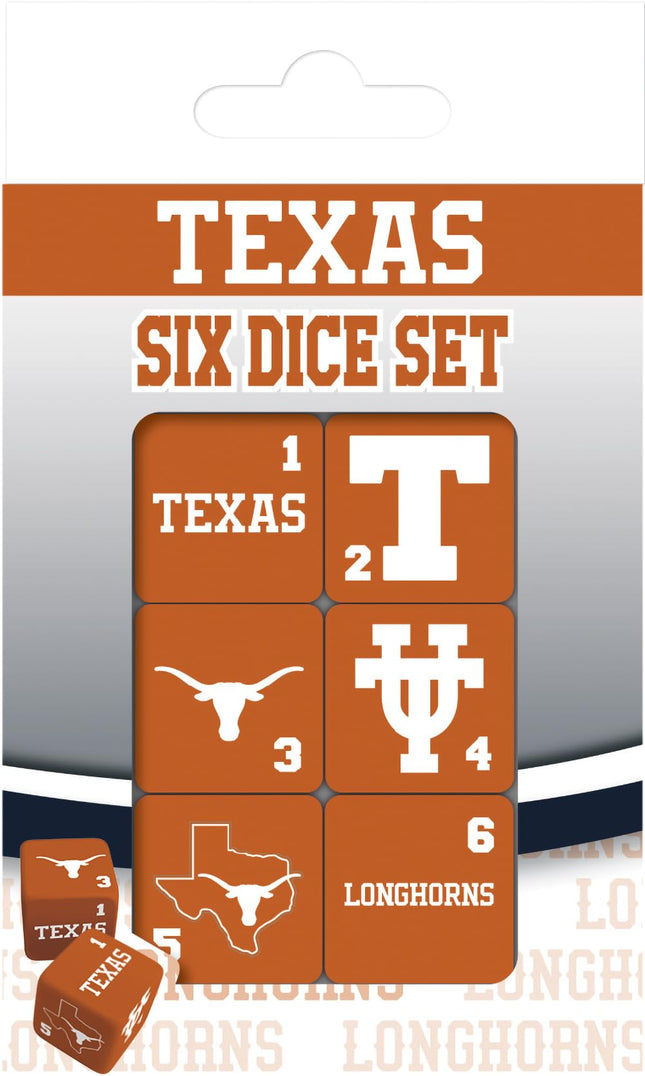 MasterPieces NCAA Texas Longhorns Dice Pack