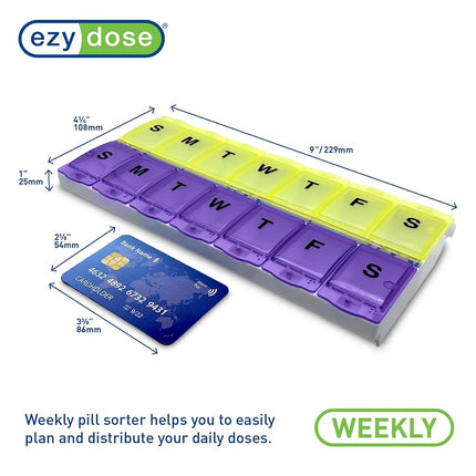 Ezy Dose 2-Week Locking Pill Planner (2XL)