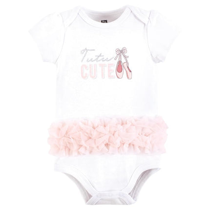 Pañaleros de algodón unisex para bebé Hudson Baby, Tutu Cute, 6-9 meses