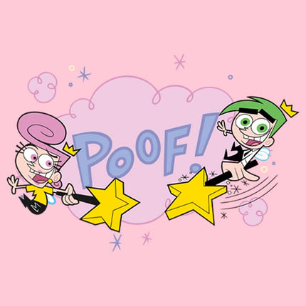 Camiseta Nickelodeon de Cosmo y Wanda Poof para niñas, rosa claro, M