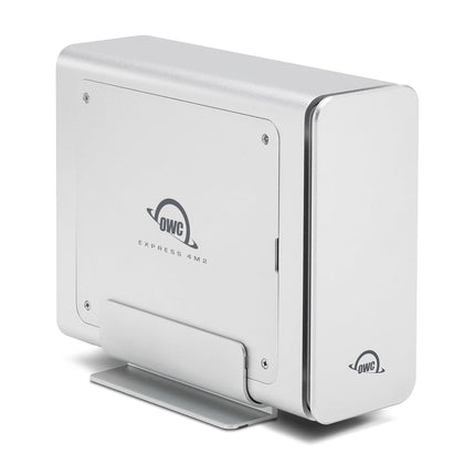 OWC Express 4M2 Four-Slot External SSD Storage Enclosure for NVME M.2 SSD Drives up to 4 x 16TB Drives - USB4, Thunderbolt and USB- C, PC and Mac (Enclosure Only)