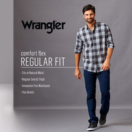 Wrangler Authentics Men's Classic Carpenter Jean, Antique Stone, 36W x 32L