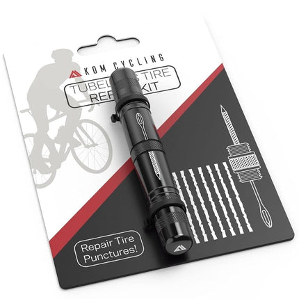 KOM Cycling Tubeless Tire Repair Kit for Bikes – 8