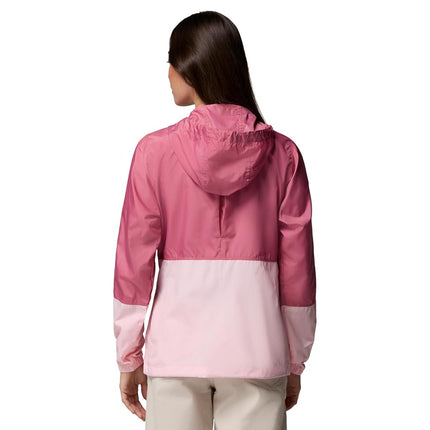 Columbia womens Flash Forward II Windbreaker, Rosette/Satin Pink, XL