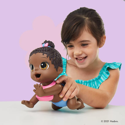 Baby Alive Lil Snacks Doll, 8-Inch Snack-Themed Eating Pooping Black-Haired Doll for Kids 3+