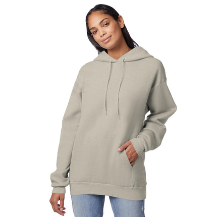 Hanes Men's, EcoSmart Fleece Hoodie, Hooded Sweatshirt, Sand, L