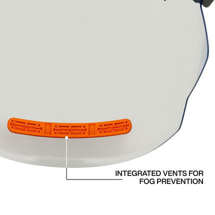 KLEIN TOOLS 03600 Arc Flash Face Shield, Made In USA, Full Brim Arc Rated Shield, ATPV 21 Cal/cm Electrical PPE, Hard Hat Accessory