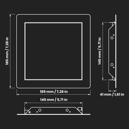 Repa Market 6 x 6 Inch Access Panel for Drywall – White Galvanized Steel Wall Hole Cover/Access Door Panel with Click Function – Heavy-Duty Service Hatch for Plumbing, Electrical, HVAC Access Door