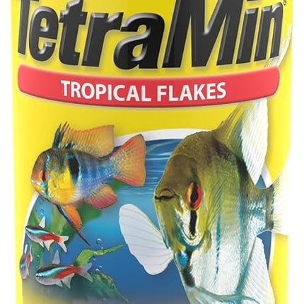 Tetra TetraMin Tropical Flakes, Fish Food For Top 