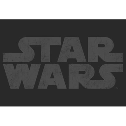 Star Wars Men's Simplest Logo Graphic Tee Shirt, Black, XXXXL