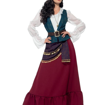 Smiffys Womens/Ladies Deluxe Buccaneer Beauty Pira