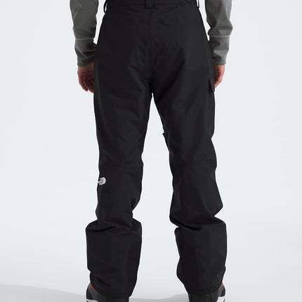 The North Face Men's Freedom Pant - Waterproof, Non-Insulated Snow Pants for Ski & Snowboard, Cargo Pockets, Ankle Gaiters, TNF Black-NPF, XX-Small Short