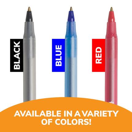 Bic Corporation Bic Corporation Bolígrafo Round Stic, Punta Mediana, Tinta Azul