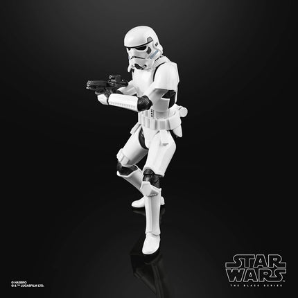 Star Wars The Black Series Imperial Stormtrooper Toy 6-Inch Scale The Mandalorian Collectible Action Figure, Children From 4 Years Old