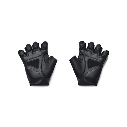 Under Armour M TRAINING GLOVES - Half Finger - Gloves - Black/Black/Pitch Gray - Size: MD