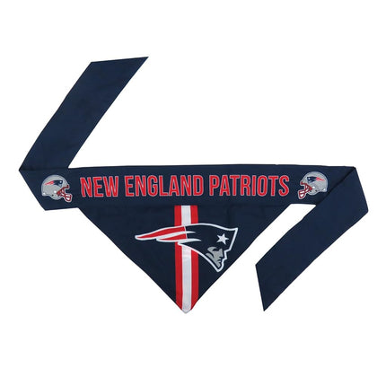 Littlearth NFL New England Patriots Pet Bandana, Team Color, Medium