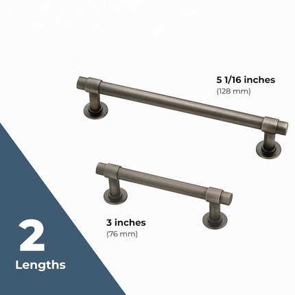 Franklin Brass P29520K-SI-B Soft Iron 3-Inch Francisco Kitchen or Furniture Cabinet Hardware Drawer Handle Pull, 10 Pack