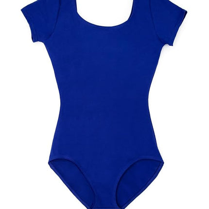 Capezio Women's Classic Short Sleeve Leotard,Royal