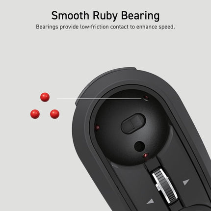 ELECOM Relacon Handheld Trackball Pointer, Ambidextrous, Thumb, Bluetooth