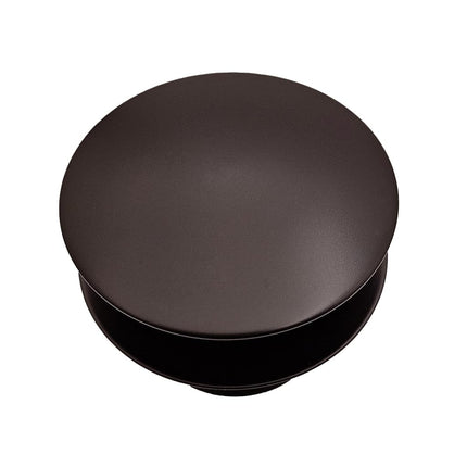 Westbrass 493244H-12-12 12" & 4" Bath Waste & Overflow Assembly with Tip-Toe Drain Plug and Illusionary Faceplate-SCH. 40 PVC Pipe, Oil Rubbed Bronze