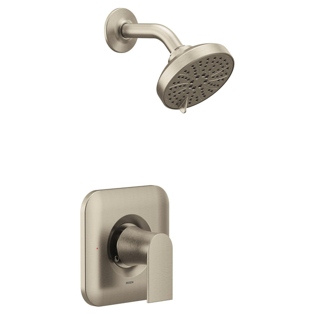 Moen T2472EPBN Genta Posi-Temp Pressure Balancing Eco-Performance Modern Shower Only Trim Without Valve, Brushed Nickel