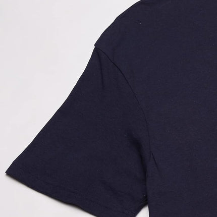 Nautica Men's 3-Pack Cotton Crew Neck T-Shirt Polo, Peacoat/Cobalt/White, S