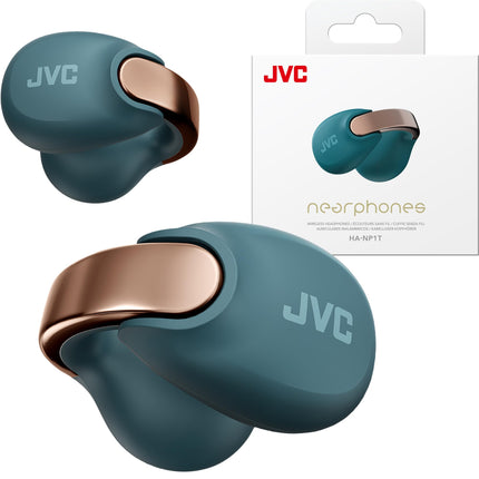 JVC Nearphones HANP1TA Open Ear True Wireless Head
