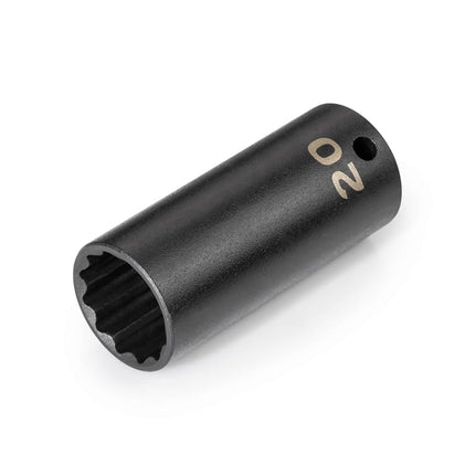 TEKTON 3/8 Inch Drive x 20 mm Deep 12-Point Impact