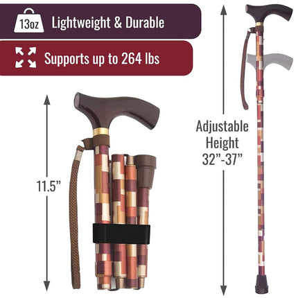 Switch Sticks Folding Walking Stick Cane